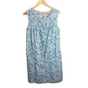 Ashley Taylor Intimates Floral Vtg Pajamas Robe Nightgown Size Medium Snap